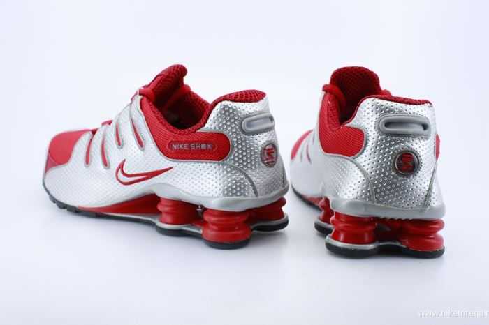 Argentee Et Rouge Nike Shox Nz